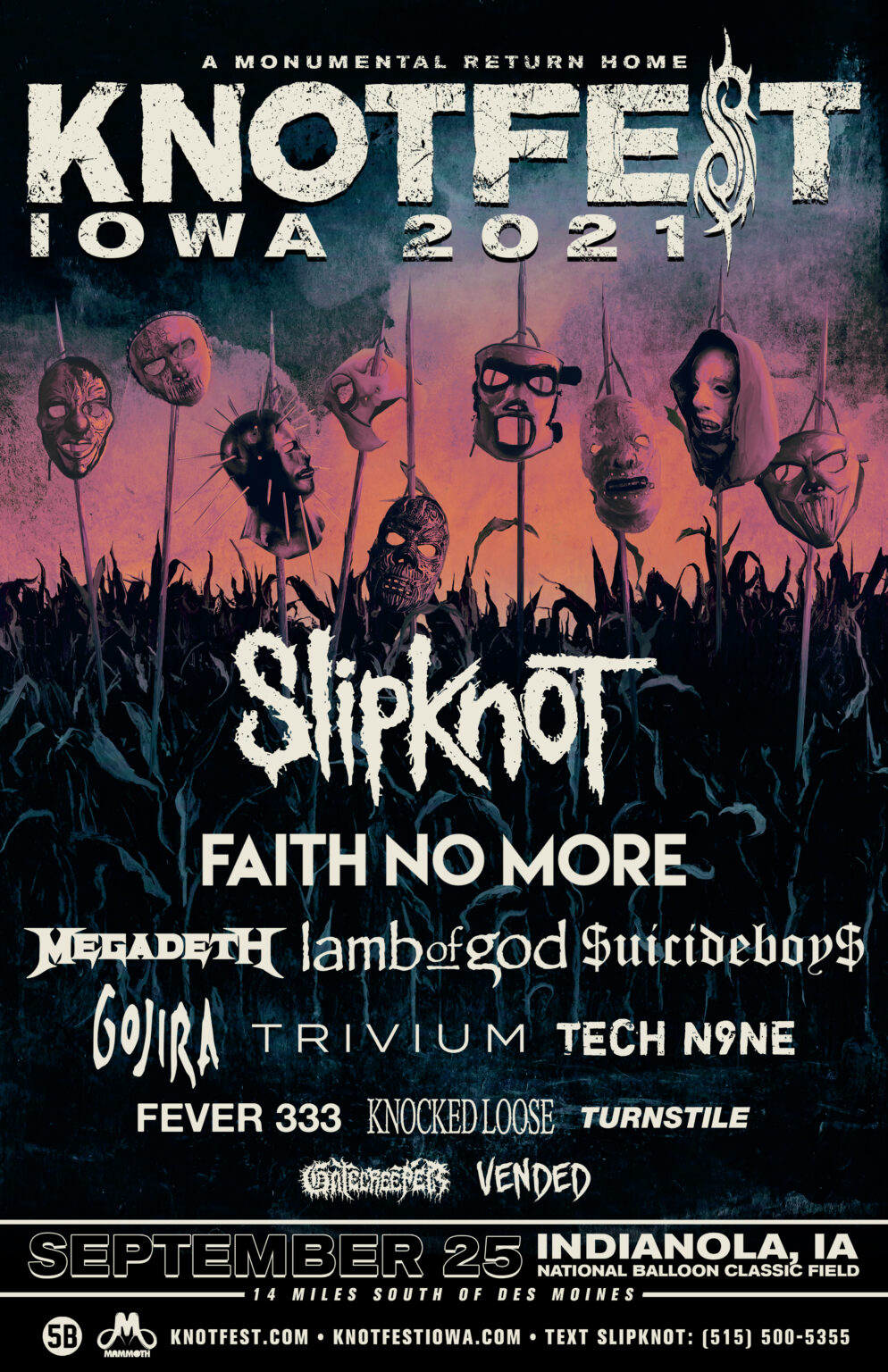 Knotfest Iowa 2021