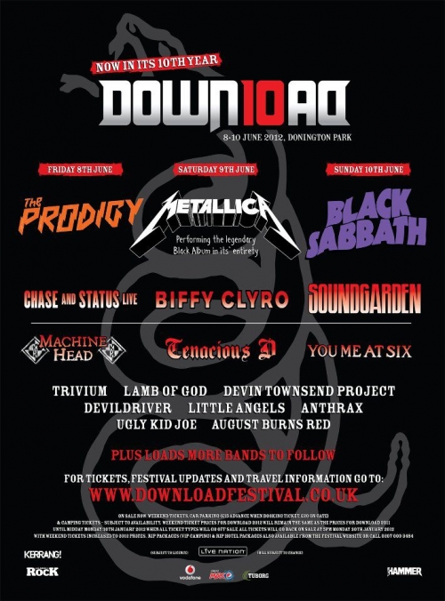 Trivium en el Download Festival 2012