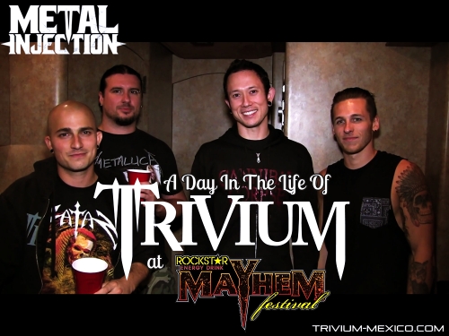 [video] Un Día en la Vida de Trivium en el Mayhem Fest