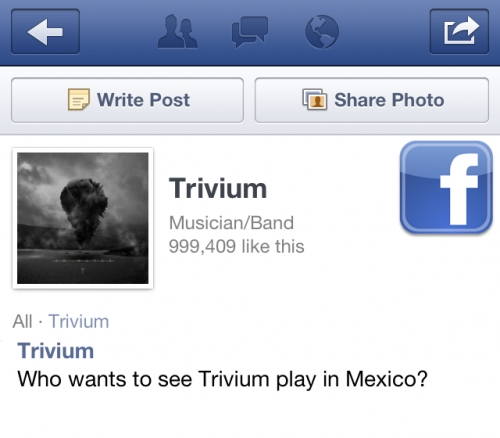 Trivium: “¿Quién quiere ver a Trivium tocar en México?”