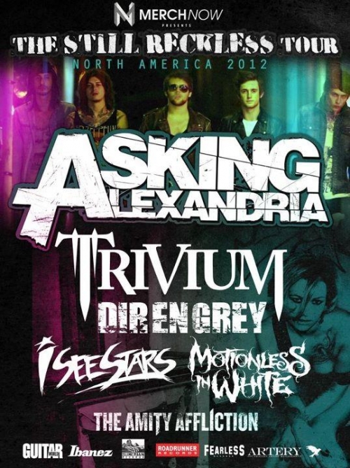 Fechas para “The Still Reckless Tour”: Trivium, Asking Alexandria y más 