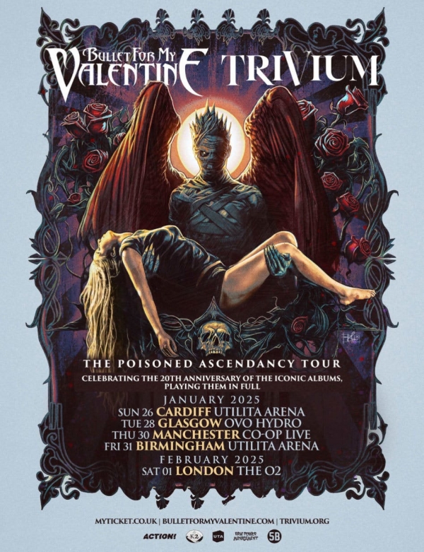 Trivium &amp; Bullet For My Valentine confirman gira mundial juntos