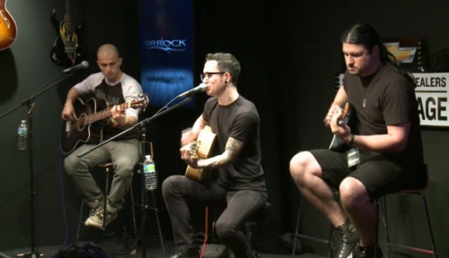 [videos] Set acústico de Trivium para @98rocktampabay