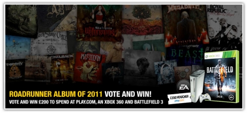 &iexcl;Vota por Trivium como tu &Aacute;lbum favorito de RR de 2011!