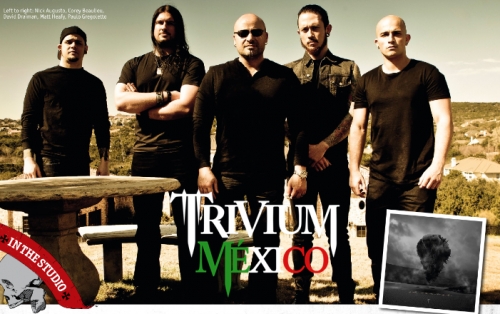 Trivium: &ldquo;&iexcl;David es nuestro quinto miembro!&rdquo; (Reporte desde el estudio) [scan &amp; traducci&oacute;n]
