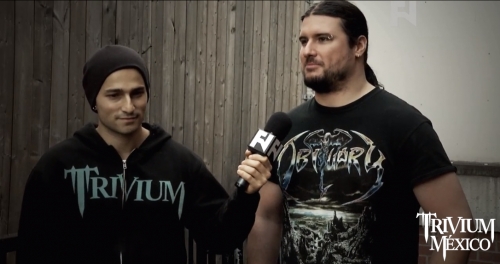 [video] Paolo &amp; Corey hablan sobre los inicios de Trivium en la m&uacute;sica, fans, artes marciales y m&aacute;s