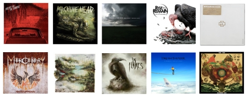 Top 10 de &Aacute;lbumes, por Matt Heafy