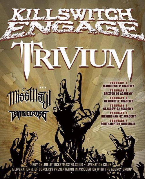Tour junto a Killswitch Engage