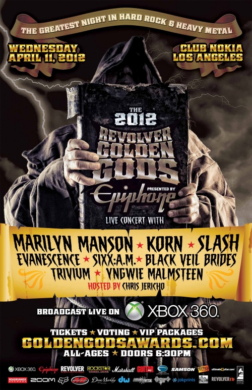 Trivium actuar&aacute; en vivo en los premios Golden Gods de Revolver