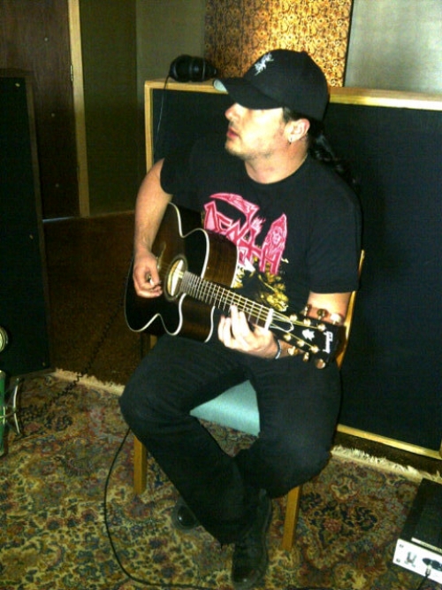 The king laying down his parts...