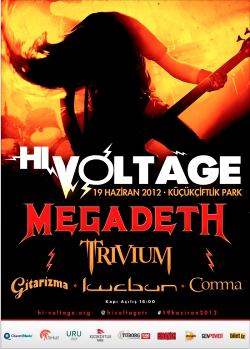 Trivium in Istanbul, Turkey (videos &amp; photos)