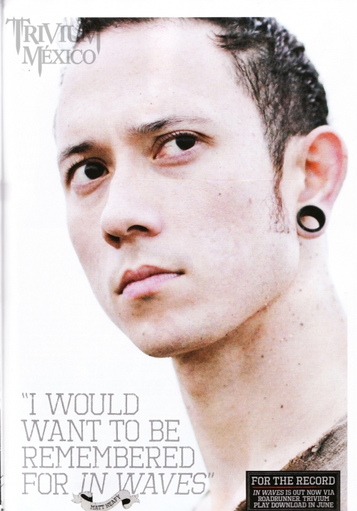 [Scans] Matt Heafy en Metal Hammer (Abril 2012)